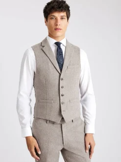 MOSS Pierre - Gilet Ajusté Donegal en tweed Best