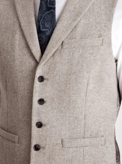 MOSS Pierre - Gilet Ajusté Donegal en tweed Best