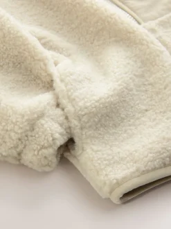 Next - Polaire unie à Col cheminée zippée Polaire (3mois-7ans) Pierre Discount