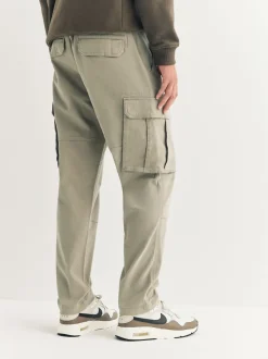 Next - Slim Fit (Slim Fit) - Pantalon cargo stretch en coton Pierre