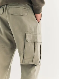 Next - Slim Fit (Slim Fit) - Pantalon cargo stretch en coton Pierre