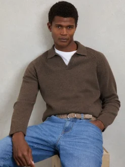 Reiss Pierre légère - Ceinture tissée en daim Jesse Hot