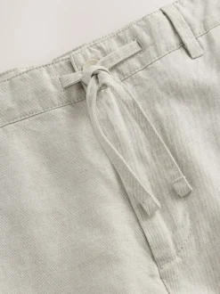 Next Pierre légère - Pantalon chino en sergé de coton et lin New