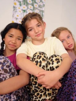 Next Plum/Marron - Lot de 3 pyjamas de jogging à imprimé animal (3-16ans)