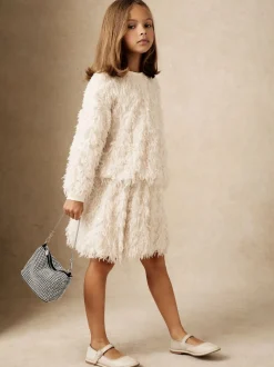 Reiss Pochette Leah en cristal New