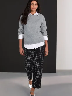 Next Point noir de Polka - Jeans de jambe droite New