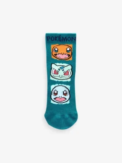 Next Pokémon Multi - Lot de 3 chaussettes de jeu en coton riche New