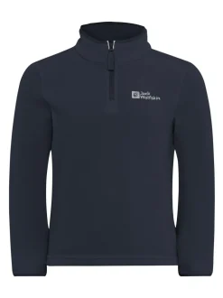 Jack Wolfskin Polaire Taunus Bleu à demi-fermeture éclair Discount