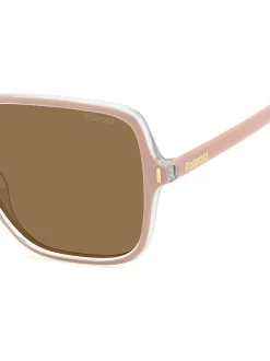 Polaroid Oversized Rose Square Lunettes de soleil