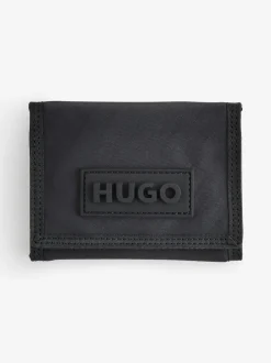 HUGO Portefeuille Velcro à logo