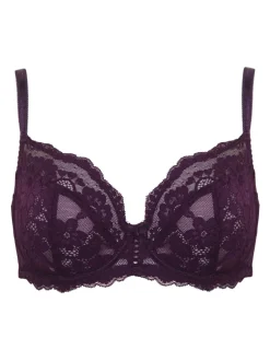 Pour Moi - Soutien-gorge Fleur à balconnet Pourpre foncé Online