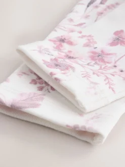 Next Pourpre/blanc - Ensemble 3 pièces en velours côtelé pour bébé, barboteuse, body à manches longues et collants (0mois-2ans) Outlet