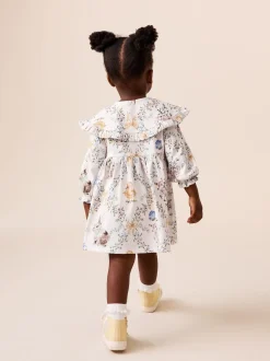 Next Pâques crème - Robe à col (3mois-7ans)