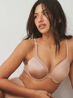Next - Lot de 2 Soutiens-gorge A-E Smoothing Ultimate Comfort Praline Nude/Blanc Hot