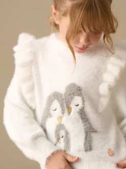 Angel & Rocket Pull Penguin en maille Online
