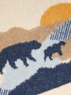 Monsoon Pull Scène d’ours en maille Sale