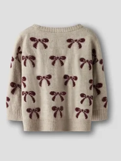 Name It Pull en maille avec nœud