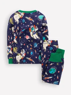 Boden Pyjama Space Snug Glow-in-the-dark New