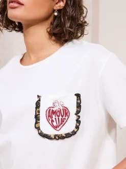 Friends Like These Pyjama Amour à manches courtes léopard