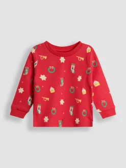 Jojo Maman Bébé Pyjama Noël imprimé en jersey Sale