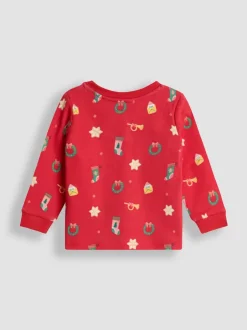 Jojo Maman Bébé Pyjama Noël imprimé en jersey Sale
