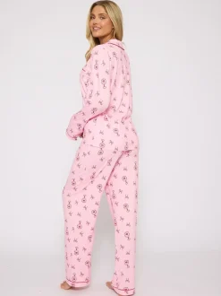 Loungeable Pyjama Martini à manches longues boutonné Online