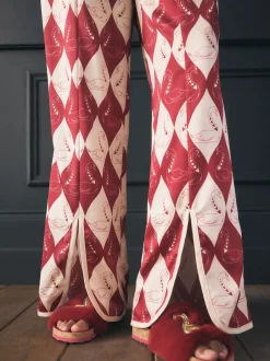 Rockett St George Pyjama en satin texturé boutonné Online