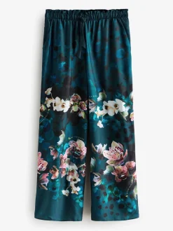 B by Ted Baker Pyjamas en jersey de satin fleuri bleu canard Outlet