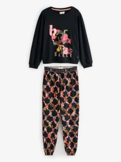 B by Ted Baker Pyjamas noirs fleuris Outlet