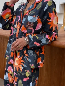 Never Fully Dressed Pyjamas en coton boutonné