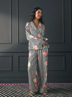 Rockett St George Pyjamas Flower Power à nouer sur le côté Discount