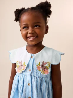 Next Rayé bleu - Robe d’été à col (3mois à7ans) Sale