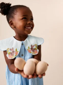 Next Rayé bleu - Robe d’été à col (3mois à7ans) Sale