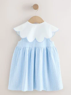Next Rayé bleu - Robe d’été à col (3mois à7ans) Sale