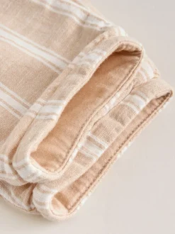 Next Rayure blanche/orange - Ensemble chemise et pantalon bébé (0mois-3ans) Clearance