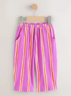 Next Rayure orange violet - Pantalon jambe Barrel (3mois-7ans) Hot