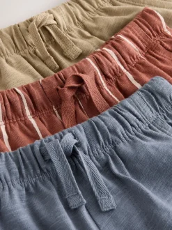 Next Rayure rouille Fauve Marron et Gris - Pack de Joggings Rayure 3 (3mois-7ans) Outlet