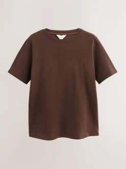 Next Rayures marron chocolat et verte - Lot de t-shirts d’allaitement de maternité 2 Discount