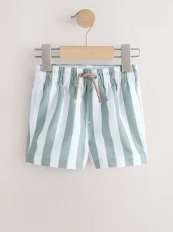 Next Rayures vertes et blanches - Short de bain imprimé (3mths-7yrs) Online
