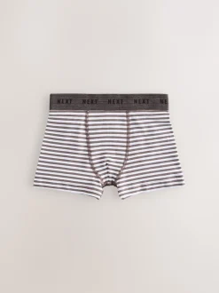 Next - Lot de 5 malles à motif junior (1.5-16ans) Rayures vertes/écrues Sale