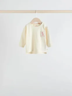 Next Rayure/slogan rose - Hauts bébé à manches longues Lot de 4 (0mois2ans) Online