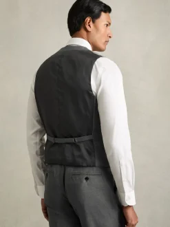 Reiss Aspire Coupe ajustée Wool Costume Gilet Discount