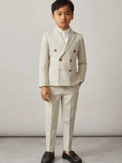 Reiss Belmont J Double boutonnage Textured Blazer With Wool New