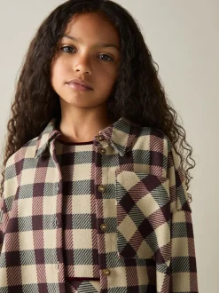 Reiss Chemises à carreaux surdimensionnées en tissu d'Elif Sale