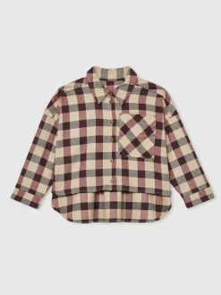 Reiss Chemises à carreaux surdimensionnées en tissu d'Elif New