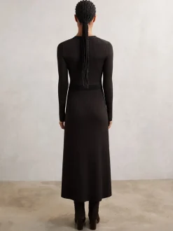 Reiss Laura Robe en maille Sale