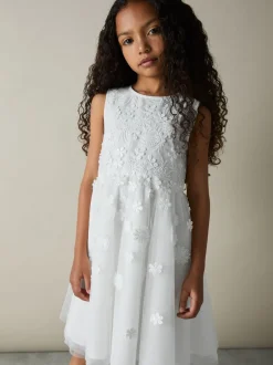 Reiss Robe de mariée brodée en tulle fleuri Clémentine Outlet