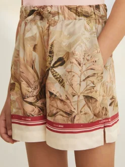 Reiss Sammie | Short NYBG en satin à imprimé floral Sale
