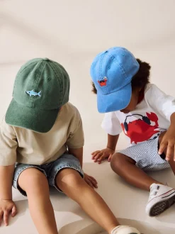 Next Requin/crabe - Lot de 2 casquettes délavées (3mois à10ans) Sale