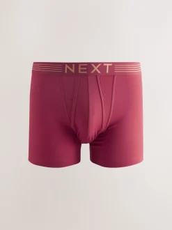 Next - Lot de 10 - Boxers avec ouverture sur le devant Rich bleu marine/violet/orange